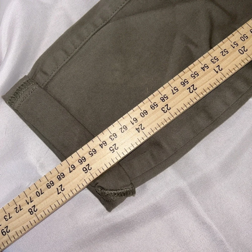 Ashley Mason Jeans‎ Jr Sz 9(29)Army Green Cargo Low Rise Pants 6-Pockets